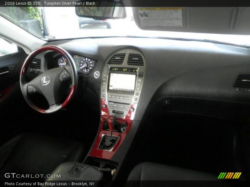 Tungsten Silver Pearl / Black 2009 Lexus ES 350