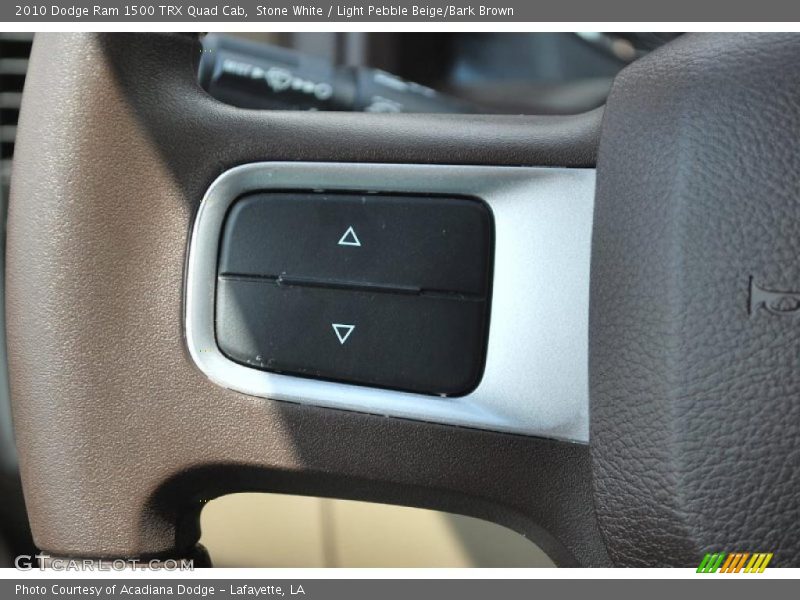 Stone White / Light Pebble Beige/Bark Brown 2010 Dodge Ram 1500 TRX Quad Cab