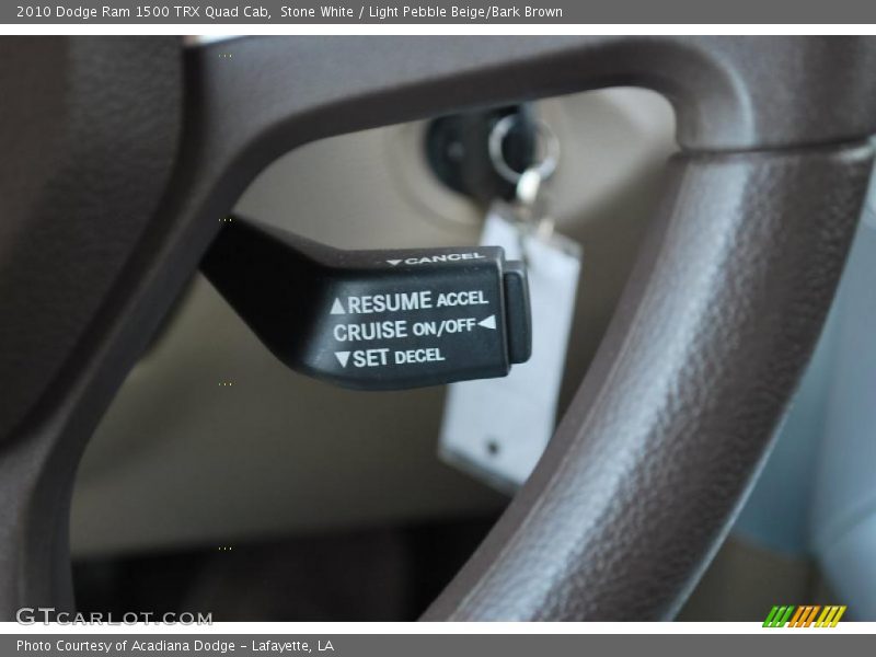 Stone White / Light Pebble Beige/Bark Brown 2010 Dodge Ram 1500 TRX Quad Cab