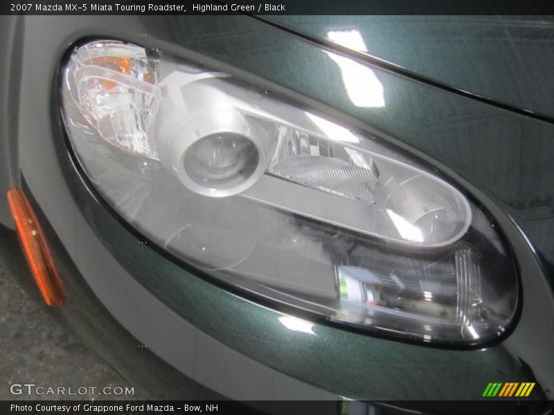 Highland Green / Black 2007 Mazda MX-5 Miata Touring Roadster