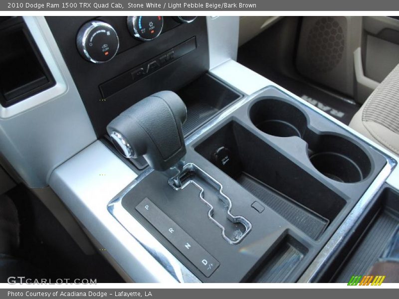 Stone White / Light Pebble Beige/Bark Brown 2010 Dodge Ram 1500 TRX Quad Cab