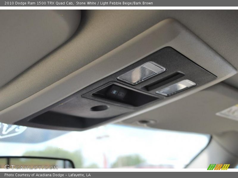 Stone White / Light Pebble Beige/Bark Brown 2010 Dodge Ram 1500 TRX Quad Cab