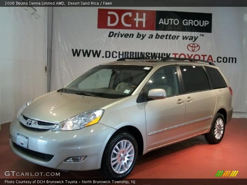 Desert Sand Mica / Fawn 2008 Toyota Sienna Limited AWD