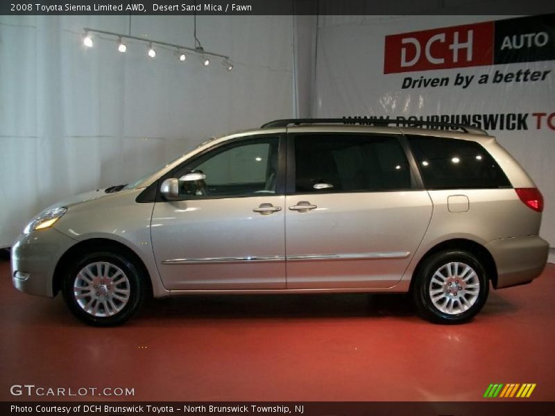 Desert Sand Mica / Fawn 2008 Toyota Sienna Limited AWD