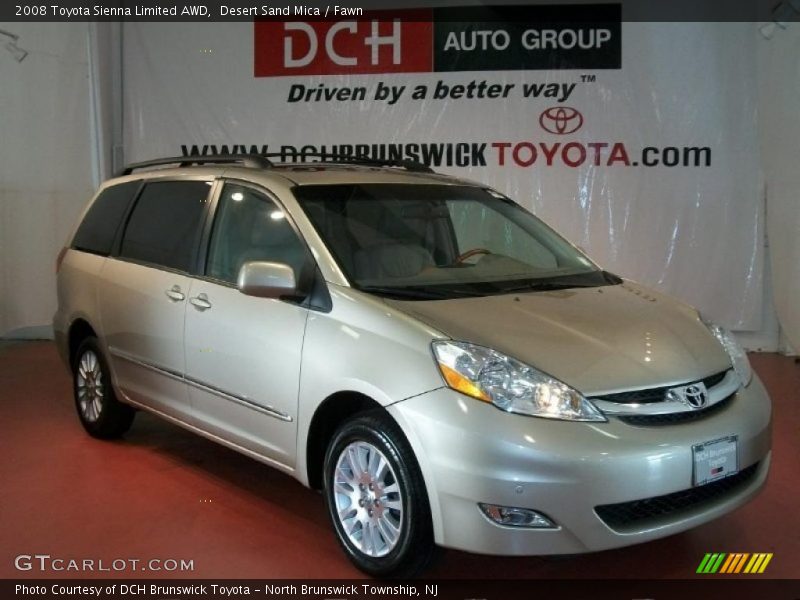 Desert Sand Mica / Fawn 2008 Toyota Sienna Limited AWD