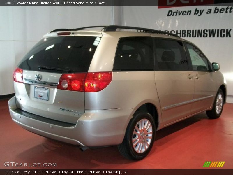 Desert Sand Mica / Fawn 2008 Toyota Sienna Limited AWD