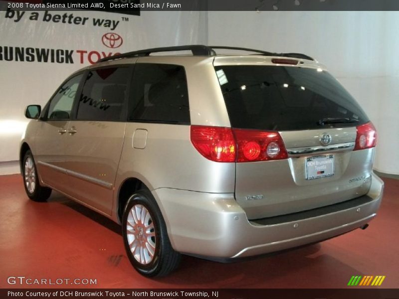 Desert Sand Mica / Fawn 2008 Toyota Sienna Limited AWD