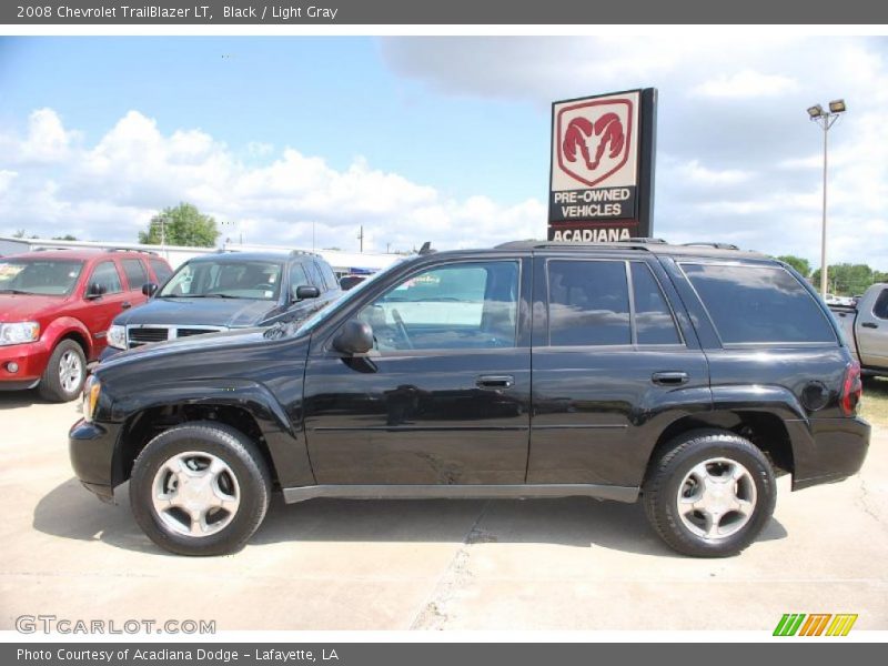 Black / Light Gray 2008 Chevrolet TrailBlazer LT