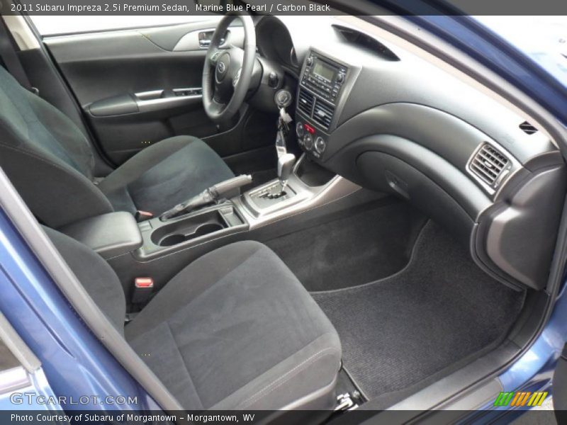 Marine Blue Pearl / Carbon Black 2011 Subaru Impreza 2.5i Premium Sedan
