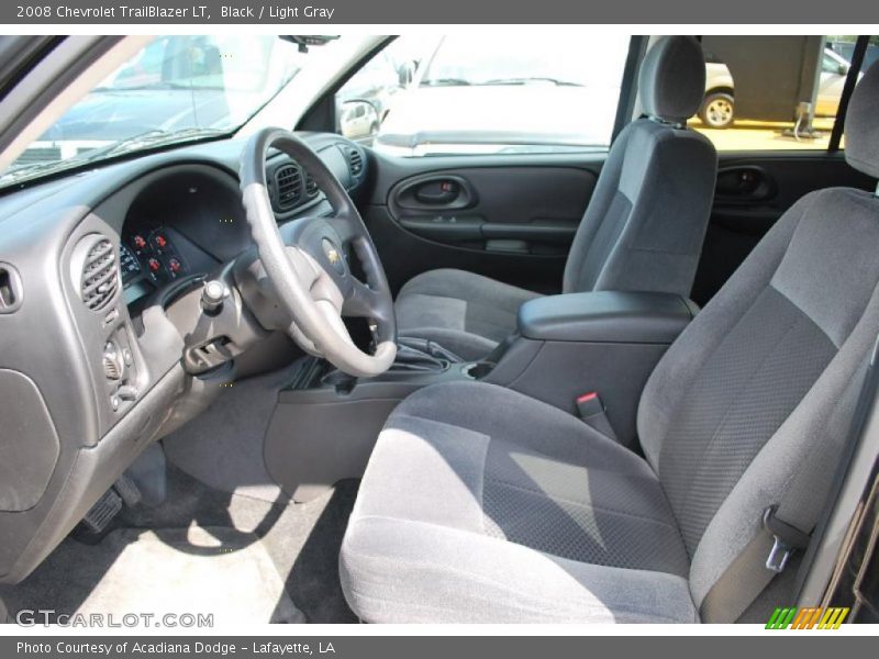 Black / Light Gray 2008 Chevrolet TrailBlazer LT