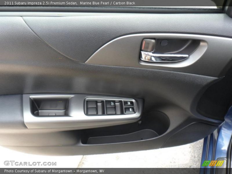Marine Blue Pearl / Carbon Black 2011 Subaru Impreza 2.5i Premium Sedan