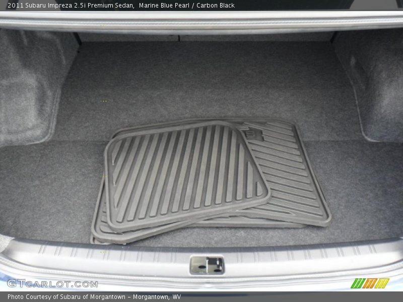 Marine Blue Pearl / Carbon Black 2011 Subaru Impreza 2.5i Premium Sedan