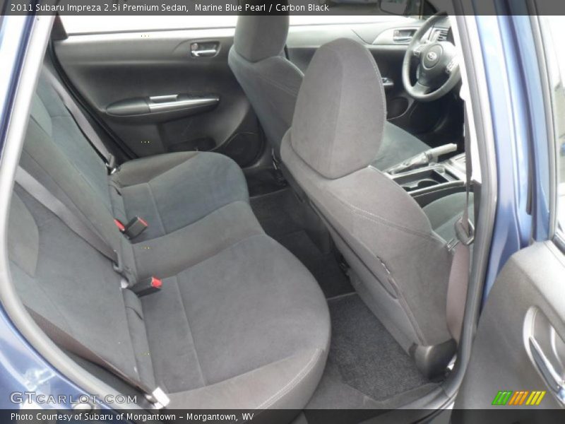Marine Blue Pearl / Carbon Black 2011 Subaru Impreza 2.5i Premium Sedan