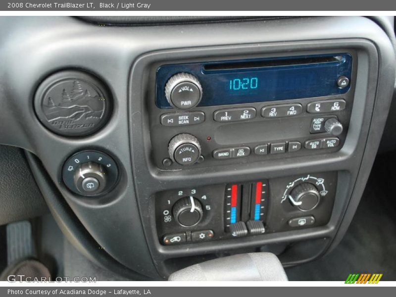 Black / Light Gray 2008 Chevrolet TrailBlazer LT