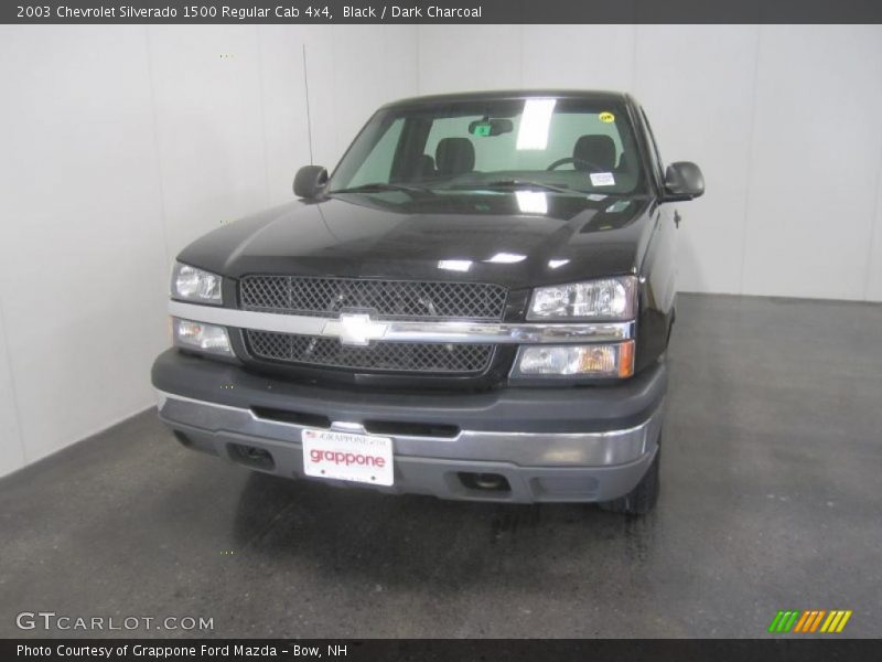 Black / Dark Charcoal 2003 Chevrolet Silverado 1500 Regular Cab 4x4