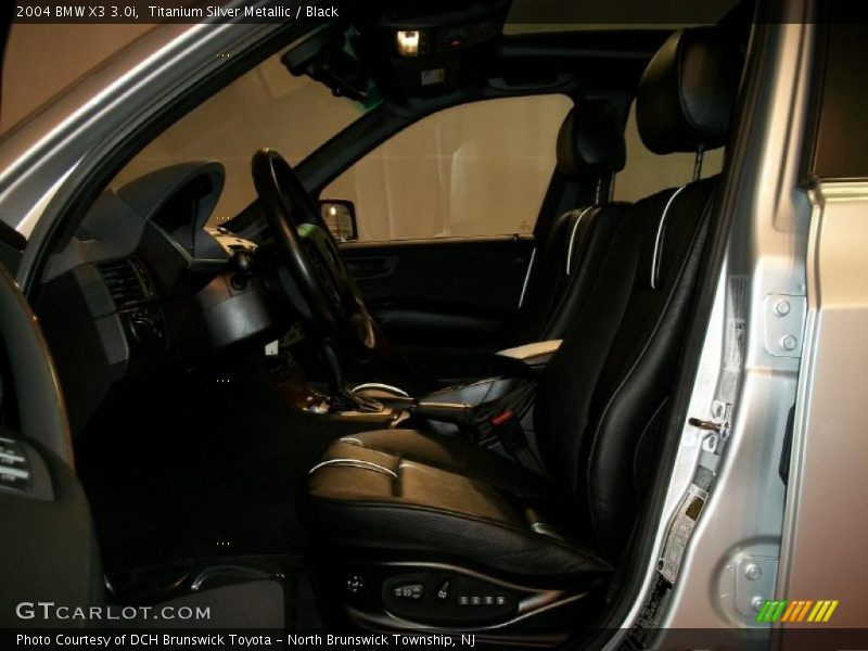 Titanium Silver Metallic / Black 2004 BMW X3 3.0i
