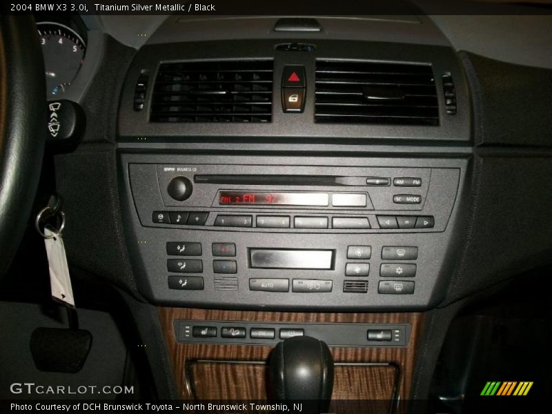 Titanium Silver Metallic / Black 2004 BMW X3 3.0i