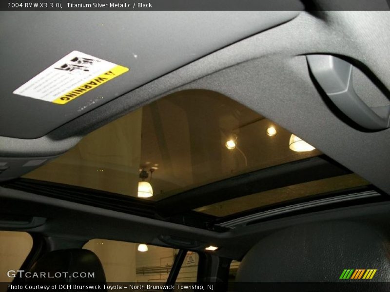 Titanium Silver Metallic / Black 2004 BMW X3 3.0i