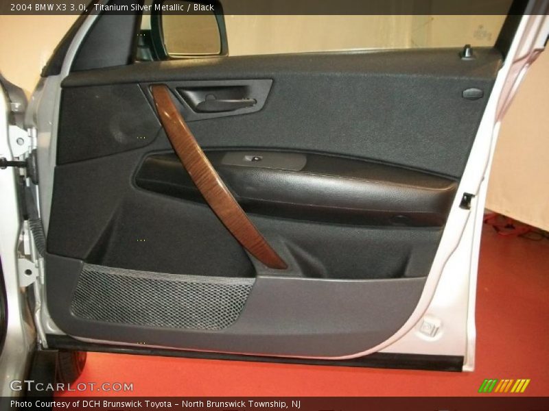 Titanium Silver Metallic / Black 2004 BMW X3 3.0i