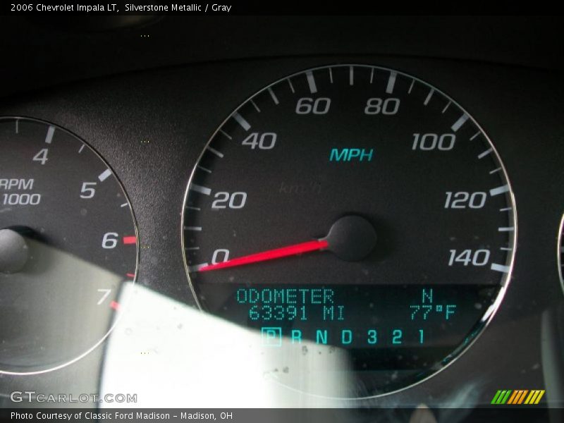 Silverstone Metallic / Gray 2006 Chevrolet Impala LT