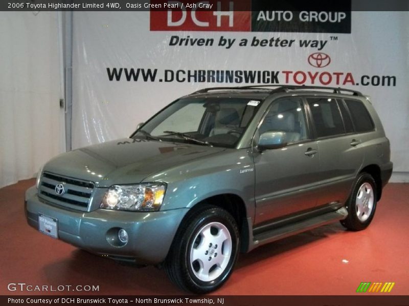 Oasis Green Pearl / Ash Gray 2006 Toyota Highlander Limited 4WD