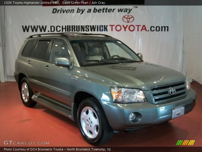 Oasis Green Pearl / Ash Gray 2006 Toyota Highlander Limited 4WD