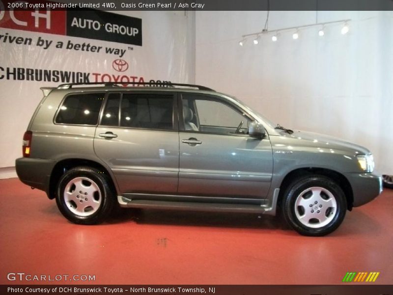 Oasis Green Pearl / Ash Gray 2006 Toyota Highlander Limited 4WD