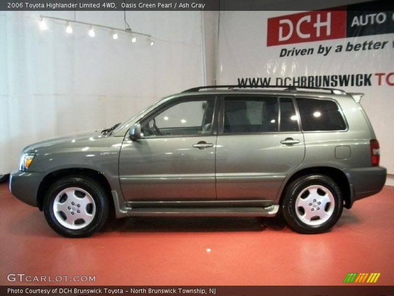 Oasis Green Pearl / Ash Gray 2006 Toyota Highlander Limited 4WD