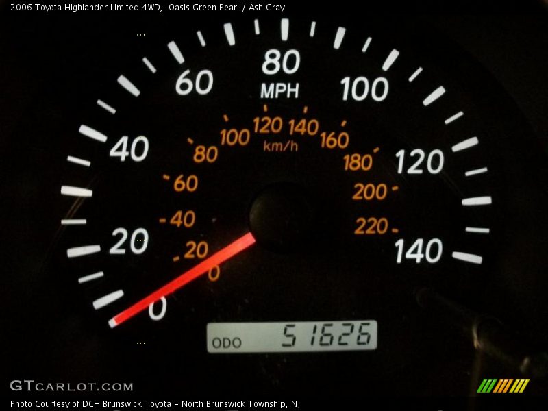 Oasis Green Pearl / Ash Gray 2006 Toyota Highlander Limited 4WD