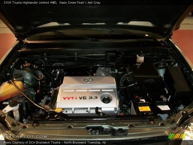 Oasis Green Pearl / Ash Gray 2006 Toyota Highlander Limited 4WD