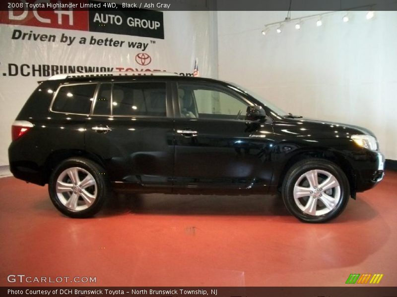 Black / Ash Gray 2008 Toyota Highlander Limited 4WD