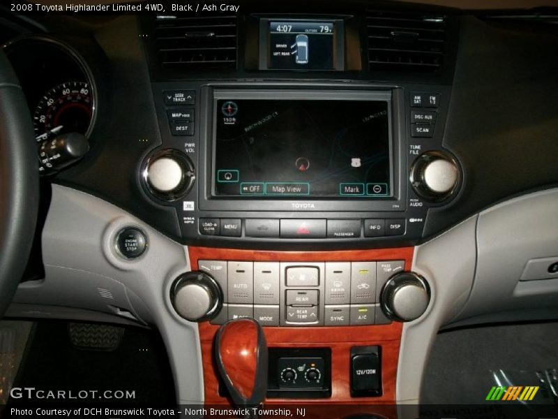 Black / Ash Gray 2008 Toyota Highlander Limited 4WD
