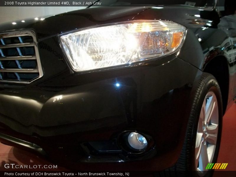 Black / Ash Gray 2008 Toyota Highlander Limited 4WD