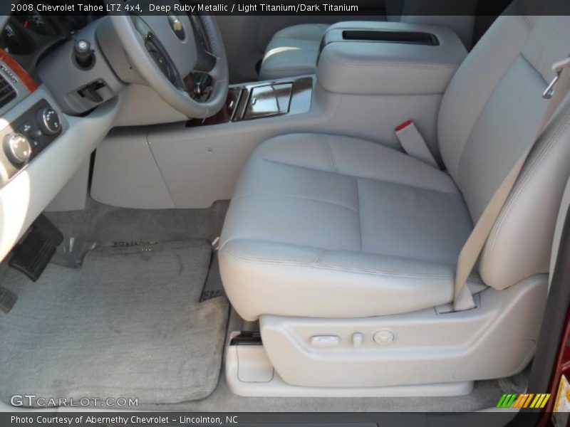 Deep Ruby Metallic / Light Titanium/Dark Titanium 2008 Chevrolet Tahoe LTZ 4x4
