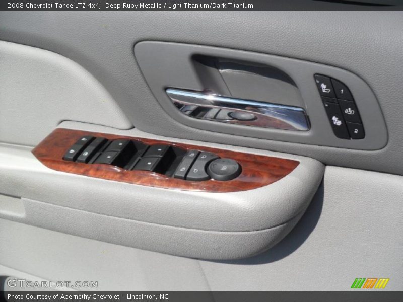 Deep Ruby Metallic / Light Titanium/Dark Titanium 2008 Chevrolet Tahoe LTZ 4x4
