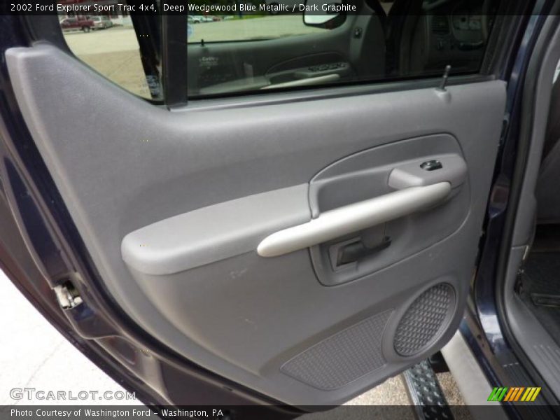 Deep Wedgewood Blue Metallic / Dark Graphite 2002 Ford Explorer Sport Trac 4x4