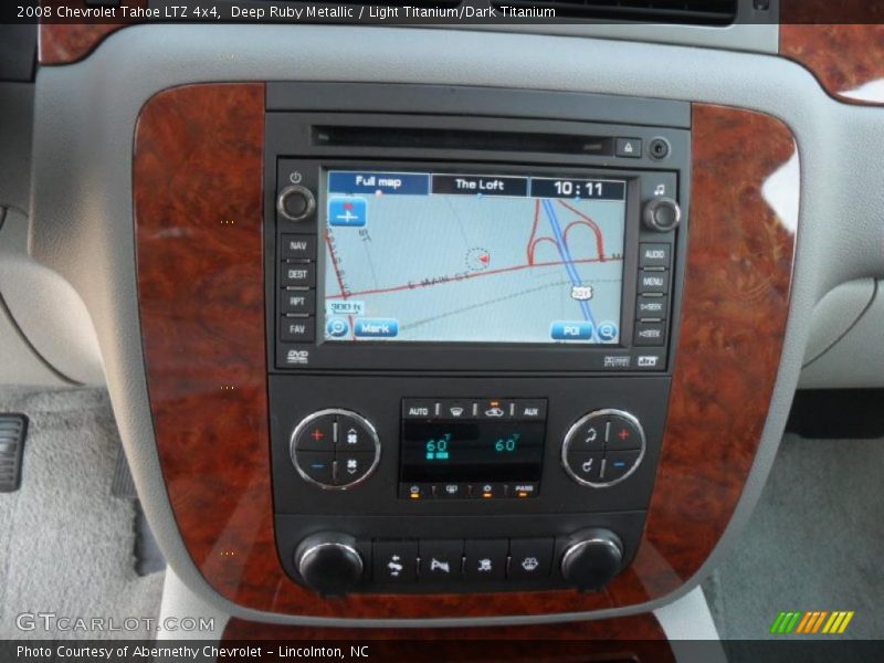 Deep Ruby Metallic / Light Titanium/Dark Titanium 2008 Chevrolet Tahoe LTZ 4x4
