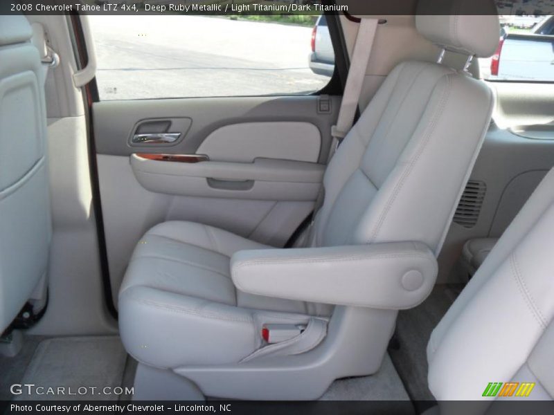 Deep Ruby Metallic / Light Titanium/Dark Titanium 2008 Chevrolet Tahoe LTZ 4x4
