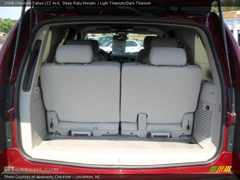 Deep Ruby Metallic / Light Titanium/Dark Titanium 2008 Chevrolet Tahoe LTZ 4x4