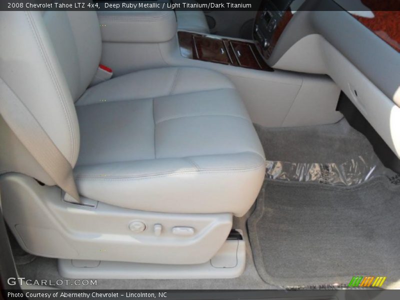Deep Ruby Metallic / Light Titanium/Dark Titanium 2008 Chevrolet Tahoe LTZ 4x4