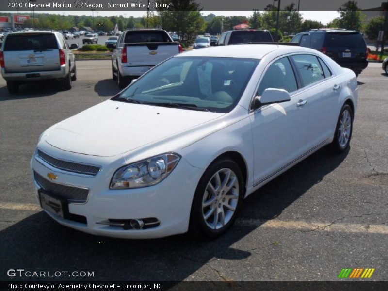 Summit White / Ebony 2010 Chevrolet Malibu LTZ Sedan