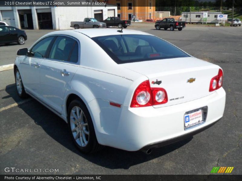 Summit White / Ebony 2010 Chevrolet Malibu LTZ Sedan