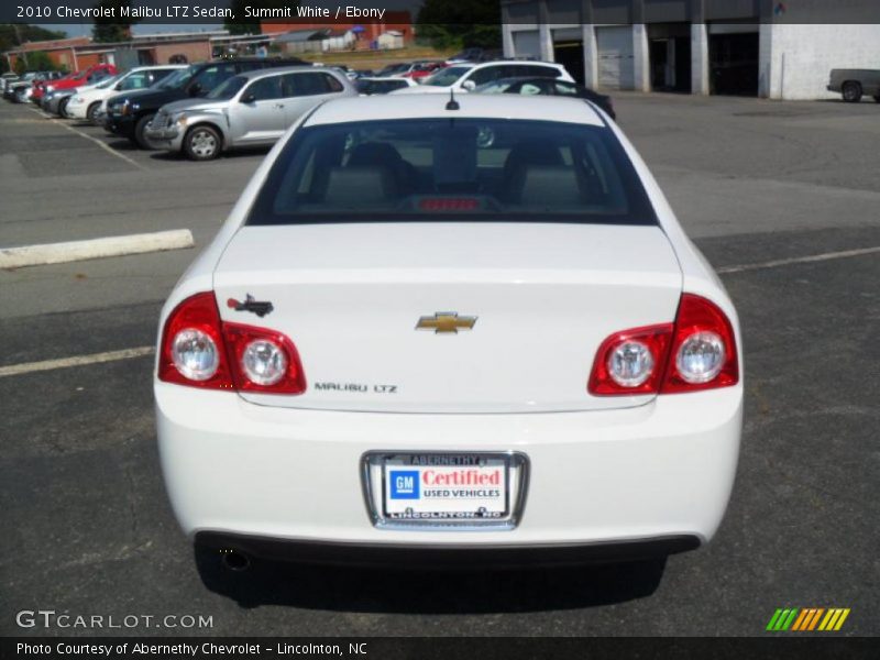 Summit White / Ebony 2010 Chevrolet Malibu LTZ Sedan