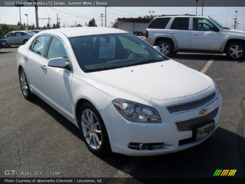 Summit White / Ebony 2010 Chevrolet Malibu LTZ Sedan