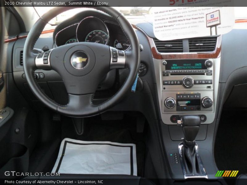 Summit White / Ebony 2010 Chevrolet Malibu LTZ Sedan