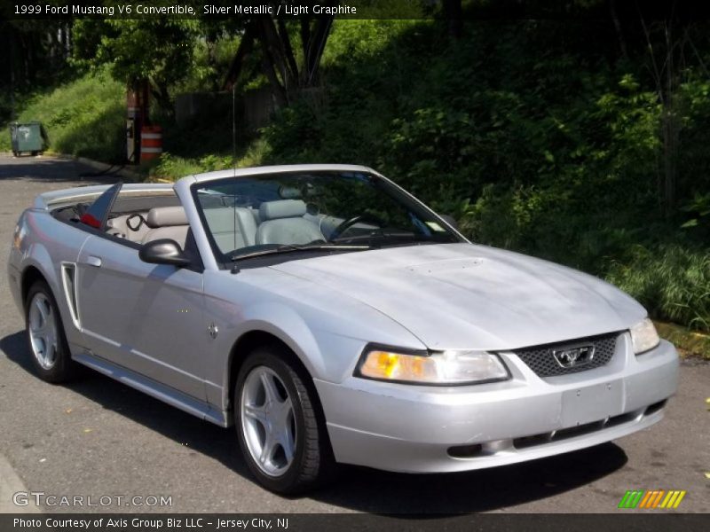 Silver Metallic / Light Graphite 1999 Ford Mustang V6 Convertible