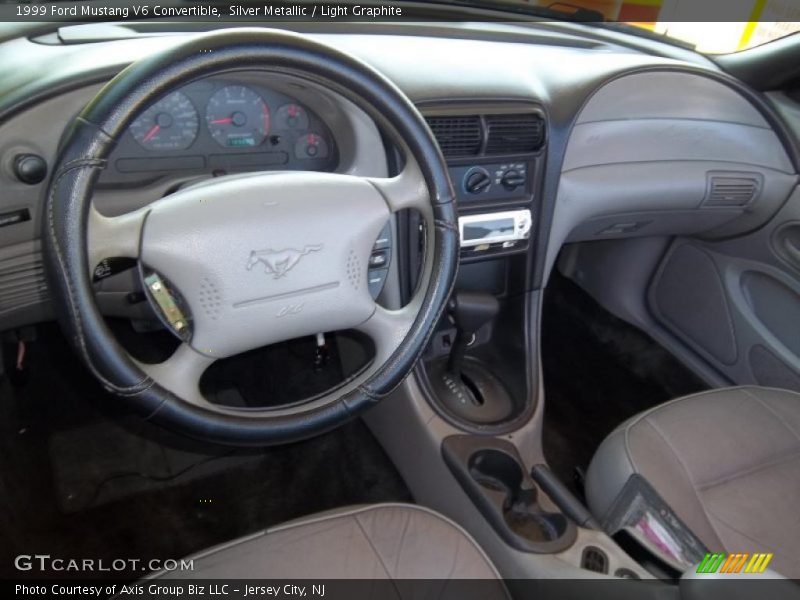  1999 Mustang V6 Convertible Light Graphite Interior