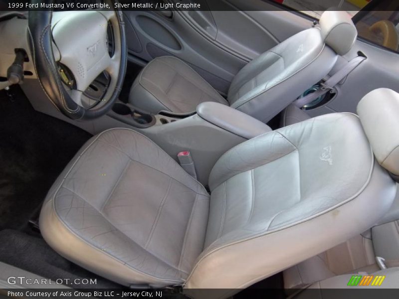  1999 Mustang V6 Convertible Light Graphite Interior