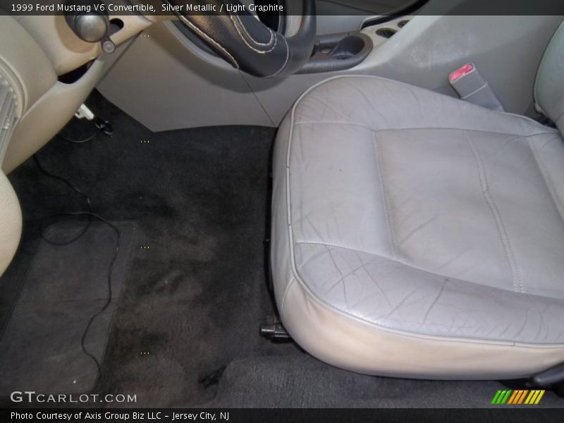Silver Metallic / Light Graphite 1999 Ford Mustang V6 Convertible