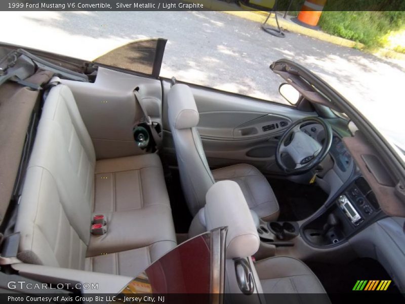  1999 Mustang V6 Convertible Light Graphite Interior